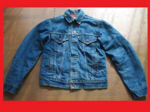 ★80s.USA製.Levi's.70401.リーバイス.70401-0816.チェック柄ブランケット付.デニムジャケット.36.70505.アメリカ製.ビンテージ★