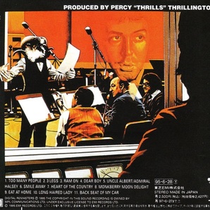 ♪消費税不要♪ パーシー''スリルズ''スリリントン Percy ''Thrills'' Thrillington - Thrillington [TOCP 8600]の画像2