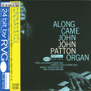 ♪紙ジャケット♪24 Bit By RVG シリーズ♪消費税不要♪ ジョン・パットン John Patton - Along Came John [TOCJ-9056] グラント・グリーン