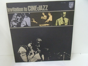 invitation CINE-JAZZ　LP　レコード　死刑台のエレベーター/シネ・ジャズへの招待