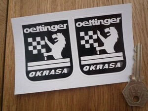 ◆送料無料◆ 海外 エッティンガー Oettinger Okrasa 52mm 2枚セット ステッカー