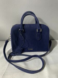  Snidel (snidel ) handbag shoulder bag gray lady's blue blue 