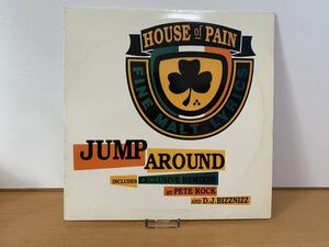  UK ORIGINAL / HOUSE OF PAIN / JUMP AROUND - DJ BIZZNIZZ MIX PETE ROCK MIX / HOUSE OF PAIN ANTHEM / 1992 HIPHOP