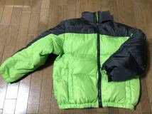 ★NAUTICA DOWN JACKET ノーティカ ダウンジャケット★KIDS キッズ 子供用★グリーン 黒★_画像1