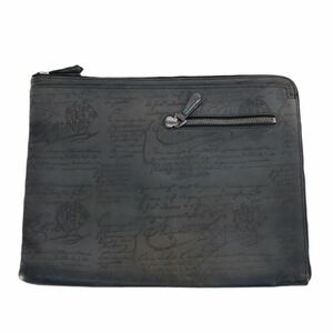  beautiful goods BERLUTI clutch bag o-gla Jules kali graph .- regular price 30 ten thousand 