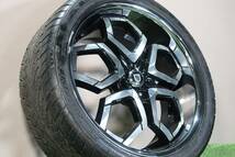 〈バリ溝〉レグザーニ HYDRA 24in 10J +15 PCD139.7 LEXANI 295/35R24 1本 キャデラック エスカレード シボレー タホ 交換用 即納_画像2