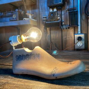 （644）即決！送料込み！フランス ビンテージ ヴィンテージ アンティーク インダストリアル アトリエ ランプ ライト 照明 木型 靴型 ラストの画像9