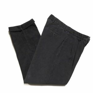 2000年製 リーバイス ドッカーズ 細畝 ２タック コーデュロイ パンツ 濃灰 (32×30) チャコールグレー Levi's 00年代 00's オールド 旧タグ