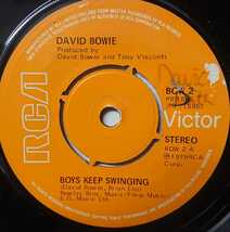 ☆特選☆DAVID BOWIE/BOYS KEEP SWINGING'1979UK RCA 7INCH_画像2