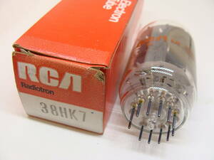 真空管 38HK7 1本 RCA 箱入り 3ヶ月保証 #013-001