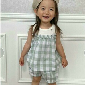 セットアップ新品未使用80エメラルドチェックセットアップ