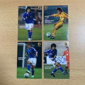 カルビー2007年サッカー日本代表チームチップスカード4枚セット