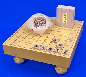  shogi set hiba2 size is gi pair attaching shogi record set ( shogi piece blue ka pushed . piece )