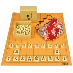 shogi set . Go shop mat shogi record set ( pra shogi piece . heart * piece sack attaching )