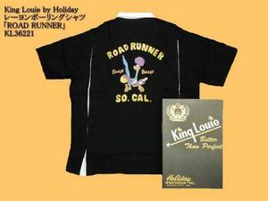 King Louie 「ROAD RUNNER」半袖ボーリングシャツ 黒M新品