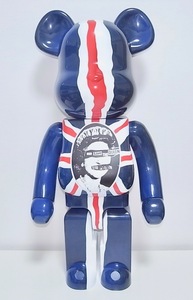  редкий редкость б/у MEDICOMTOYmeti com игрушка BE@RBRICK Bearbrick 1000% SEX PISTOLS Ver.2 секс piste ruz Union Jack 