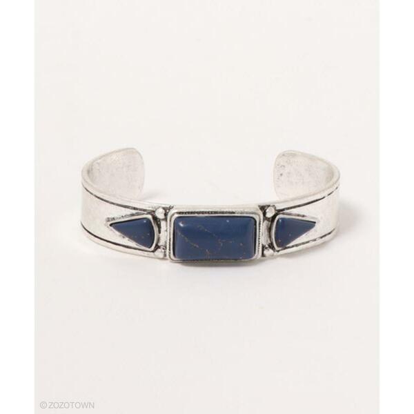 【AZUL BY MOUSSY】 FAKE STONE BANGLE/フェイクストーンバングル【MOOK#51掲載 90254】