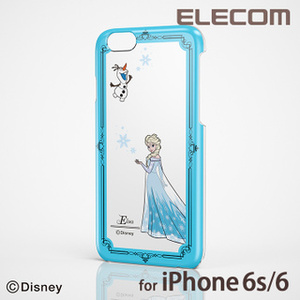 ★送料込 iPhone6 ケース シェルカバー ディズニー Disney エルサ