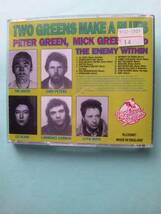 【送料112円】 CDH61 Peter Green , Mick Green And The Enemy Within / Two Greens Make A Blues_画像2