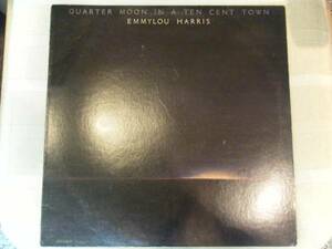 ＬＰ　エミルー・ハリス　quarter moon　輸入盤 emmylou harris