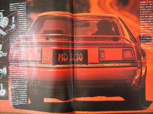 トヨタ スープラ 1986年 発売開始月 カタログ SUPRA 美品 レア TOYOTA COROLLA NEW CAR REPORT