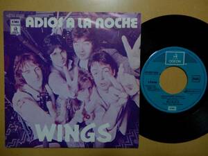 Paul McCartney & Wings-Goodnight Tonight★スペインOdeon Orig.7”