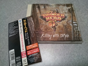 THUNDER HEAD サンダー・ヘッド「Killing with Style」CD 帯付 4thアルバム