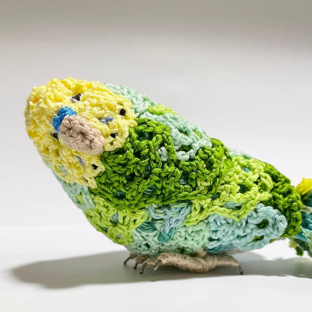 100 正規品 インテリア セキセイインコ あみぐるみ 毛糸 緑 黄色 かわいい リアル 本物みたい ハンドメイド ペット 鳥グッズ インテリア雑貨 Www Comisariatolosandes Com