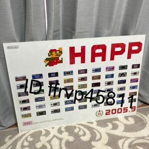 HAPPY! MARIO 20th ゲームボーイミクロ ポスター 3枚セット B2 記念 非売品 入手困難 希少 任天堂 マリオ フェイスプレート GAMEBOYmicro