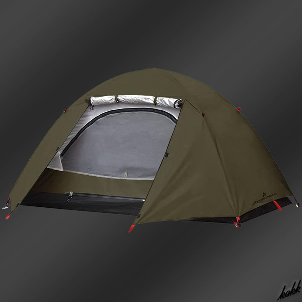【わかりやすい説明書付き】 ドームテント 耐水圧PU2000mm UVカット D型式バックドア シルバーコーティング UVカット ツーリングキャンプ