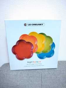 Le Creuset★ルクルーゼ★食器★フラワープレートLC23cm★5枚セット★レインボー★花★皿