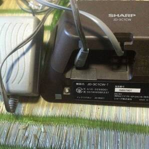 シャープ インテリアホン JD-3C1CW-T 充電台とACアダプター