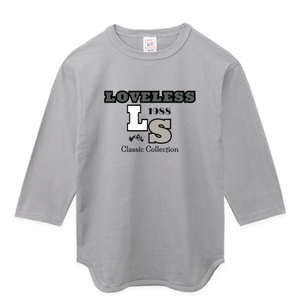 ☆Ls (Loveless) LS OPENEND3/4 BS.T (ベースボールT) COLOR:GRAY.SIZE:S～2XL ≪即決商品≫☆