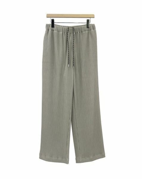 完売品　2022ss KIIT キートRIPPLE STRIPE EASY PANTS サイズS〜M ／ イッセイミヤケ　プリーツ