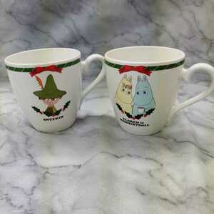 FLOREN&MOOMINTROLL SNUFKIN マグカップ 2客 2個 コップ カップ Nestl ノベルティ 食器