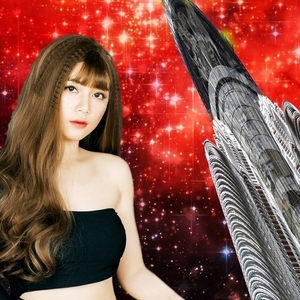 Art hand Auction - jj443 女性画 波動砲 A4プリント アート 現代美術 pretty girl art 幻想 宇宙戦 宇宙 宇宙戦艦 銀河大戦 美人画 美女画 美少女画 女子画, 美術品, 絵画, 人物画