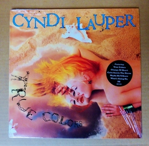 CYNDI LAUPER「TRUE COLORS」米ORIG [PORTRAIT] ステッカー有シュリンク美品