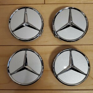 * Mercedes Benz * original center cap silver 4 piece 