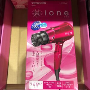 新品未開封 TESCOM マイナスイオンドライヤー TID930(P)