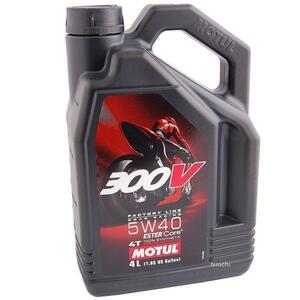 3601-0070 836041 モチュール MOTUL 300V 100％エステル化学合成 4スト エンジンオイル 5W40 4リットル