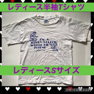 レディース Tシャツ 半袖 綿100% 白 ホワイト ロゴ シャツ ネイビー プリント 英語 トップス カットソー アイボリー