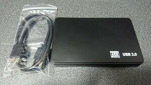 320GB HDD USB3.0 外付　ポータブル ハードディスク 2.5 ケー