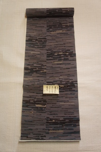  tree cotton summer ... gray ground .. width step pattern men's yukata cloth [T13488]