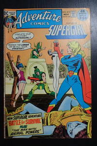 * бесплатная доставка *70 годы American Comics DC Adventure comics #412 приключения комиксы Супермен Supergirl 1971 год [10C-37]