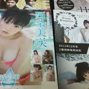 【送料込】西条美咲 チラシ(フライヤー)4枚セット