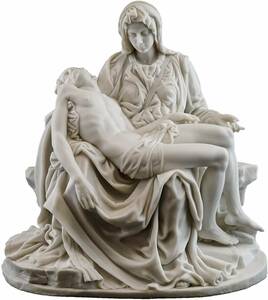 ミケランジェロ作「ピエタ」彫刻置物西洋彫像キリストマリア