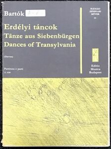 バルトーク トランシルヴァニア舞曲 bartok dances of transylvania 輸入楽譜/洋書/ヴァイオリン/ヴァイオリンチェロ/弦楽器