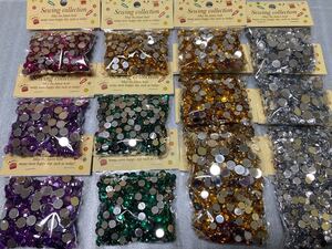 アクリル デコパーツ ハンドクラフト用品 手工芸 ハンドメイド 手作り 材料 大量 まとめ売りセット 工作 装飾 8mm 6mm