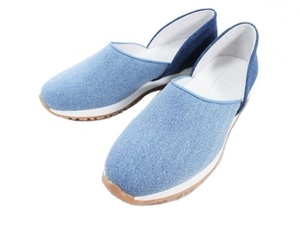  новый товар *Amb голубой переключатель Denim туфли без застежки 42 размер * обычная цена 15400 иен спортивные туфли обувь e- M Be мужской 