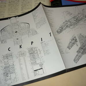 スーパー・ファイター USAF F-15 EAGLE /～ 豪華大型カラー・ブックレット(全12頁)・超大型設計図(米国マクダネル・ダグラス社製)・帯付の画像6